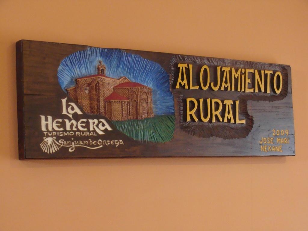 Alojamiento Rural La Henera サン・ファン・デ・オルテガ エクステリア 写真